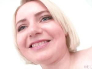Giant Dildo Stretches The Cunt Of A Cute Blonde Teen