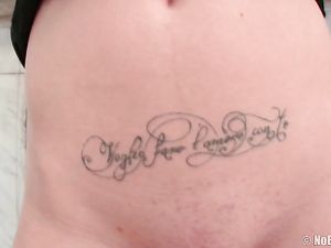 Giant Dildo Stretches The Cunt Of A Cute Blonde Teen